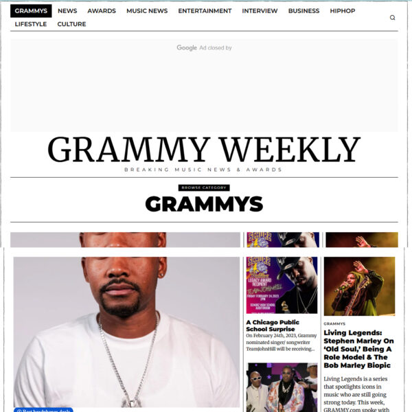 Get Featured on Grammy Weekly
